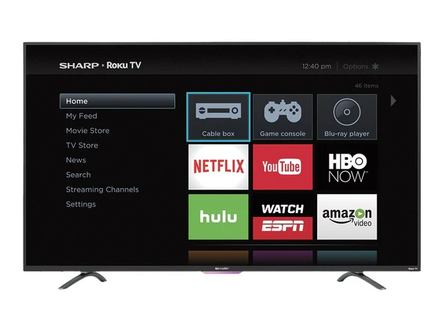 SHARP LC-55N4000U 55" 1080p 60Hz LED ROKU SMART HDTV
