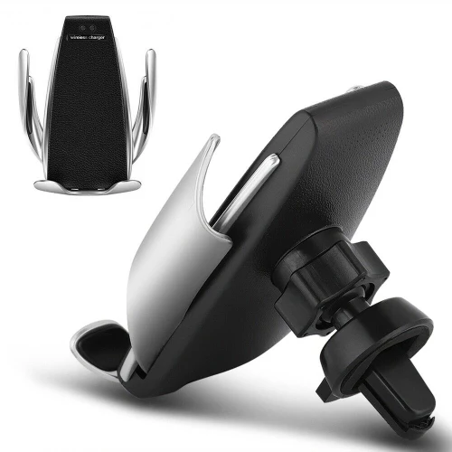 Smart Sensor Auto Open / Lock Phone Holder Qi Wireless Charger Car Holder - Image 6