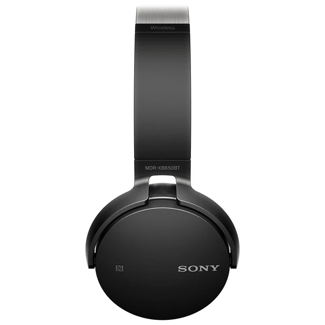 Sony Over-Ear Sound Isolating Wireless Headphones with Mic (MDRXB650BT/B) - Black - Image 3