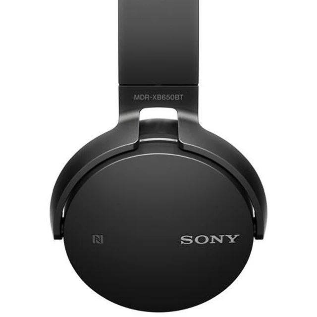 Sony Over-Ear Sound Isolating Wireless Headphones with Mic (MDRXB650BT/B) - Black - Image 6