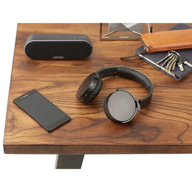 Sony Over-Ear Sound Isolating Wireless Headphones with Mic (MDRXB650BT/B) - Black - Image 9