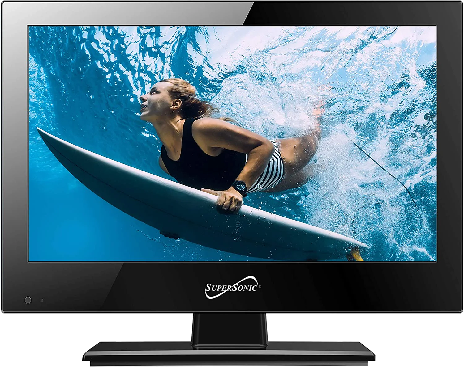 Supersonic 13.3" 1080p LED Widescreen HDTV with HDMI Input -AC/DC Compatible (SC-1311)