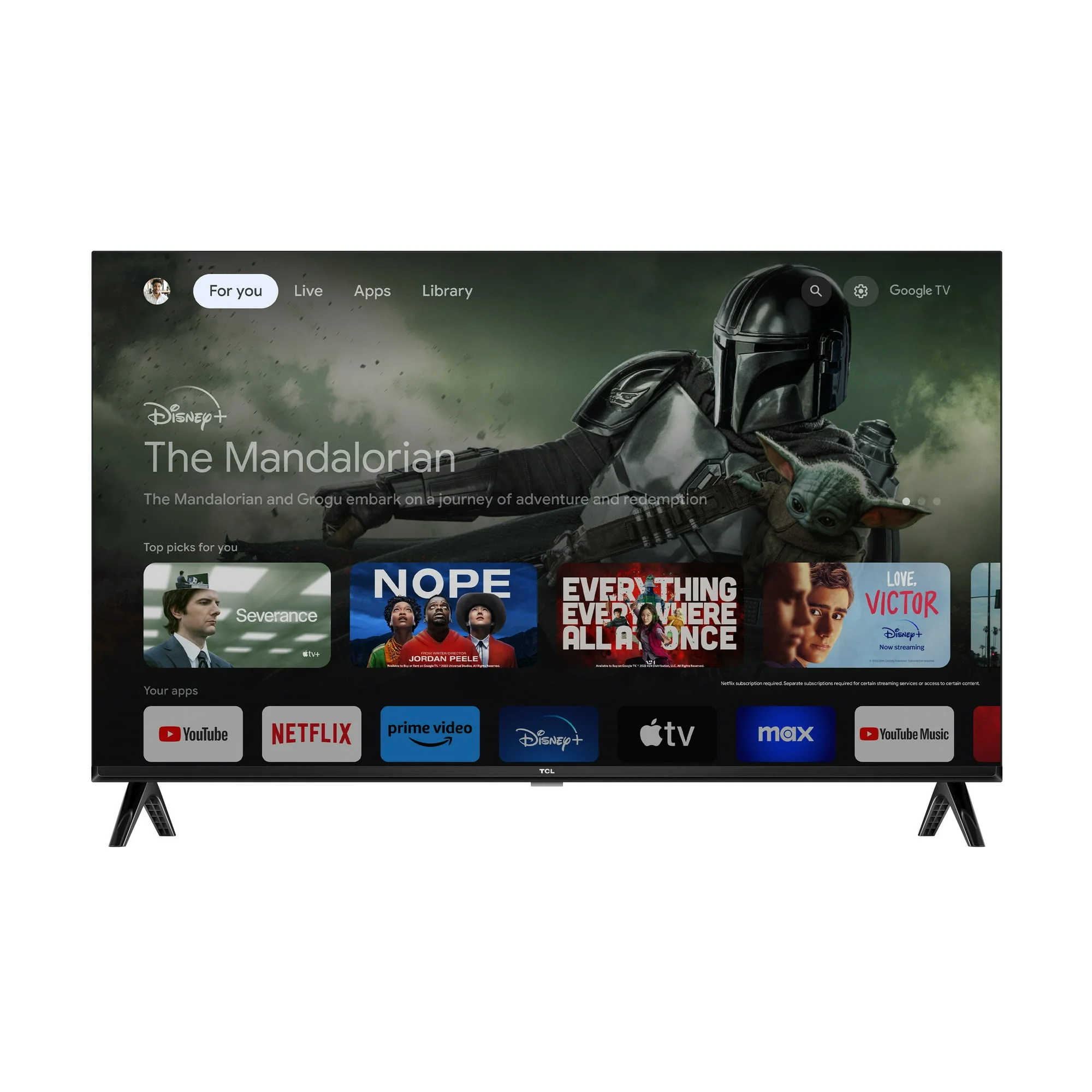 TCL 32" Class S2 720P HD LED Smart TV with Google TV (32S21BG) - Image 6