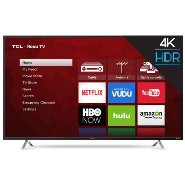 TCL 55" Class 4K UHD LED Roku Smart TV HDR 4 Series ( 55S425 )