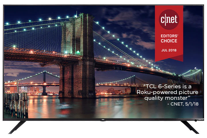 TCL 55" CLASS 6-SERIES 4K UHD DOLBY VISION HDR ROKU SMART TV ( 55R613 )