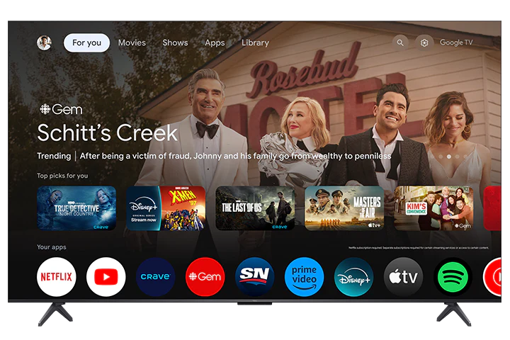 TCL 65” QM6 Series 4K UHD QD-Mini LED QLED Smart TV with Google TV (65QM6K) - Image 2