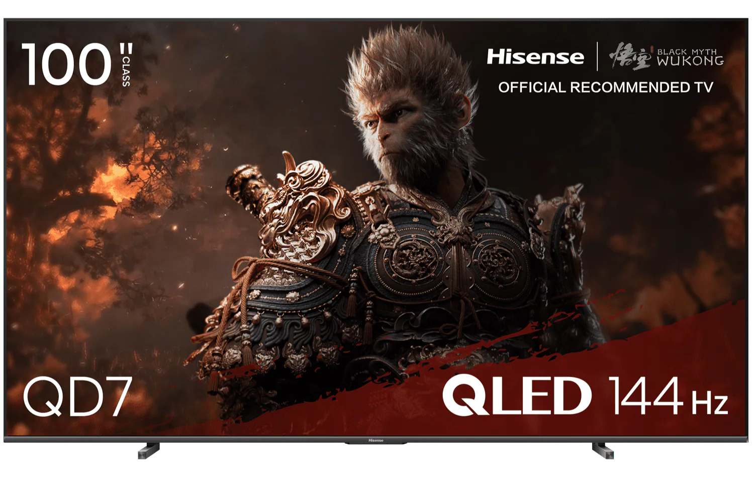 Hisense 100-Inch Class QD7 Series QLED 4K UHD Google Smart TV (100QD7N) - Image 3