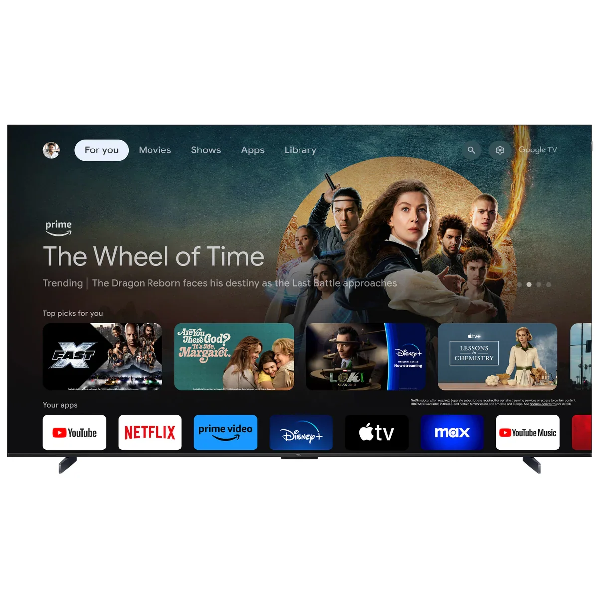 TCL 98" Q Class 4K UHD HDR QLED Smart TV with Google TV (98Q671G) - Image 2