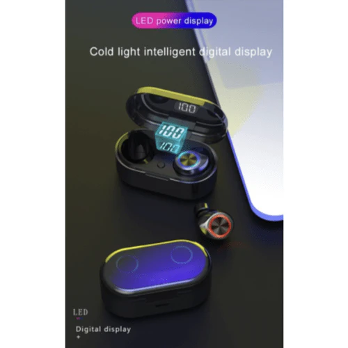 TW80 Air True-Wireless Earphones, Bluetooth, Stereo HiFi Sound, Touch Control, and Secure Fit - Black - Image 5