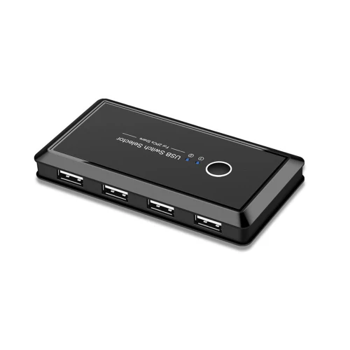USB 2.0 Sharing Switch / Selector 2 Computer Sharing 4 USB Device KVM - Image 2