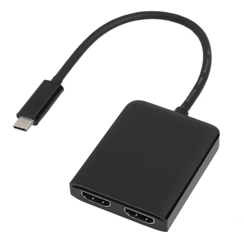USB-C USB 3.1 Type C To Dual HDMI Converter Adapter Cable Mirror Extend Monitor - Image 2